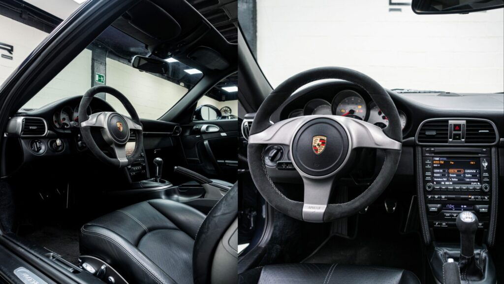 alt="Interior de porsche 911 997"